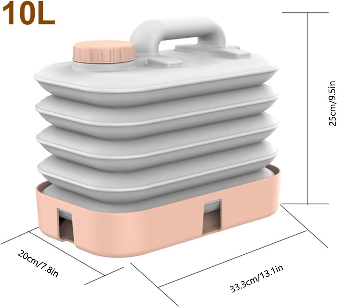 Z/folding bucket [10l],Portable Camping Shower, Outdoor Shower Kit,Rv Camping Must Haves,Camping Essentials for Camper,Suitable for Outdoor Travel, Bathroom Shower, Shower after Swimming