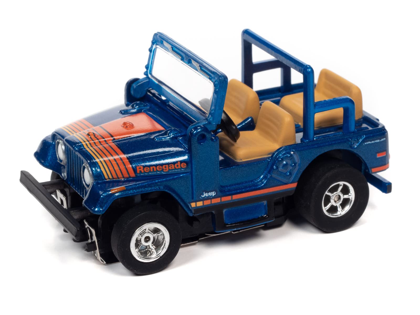 Amazon.com: Auto World Xtraction R34 1979 Jeep CJ-5 Blue HO Scale Slot Car  : Juguetes y Juegos