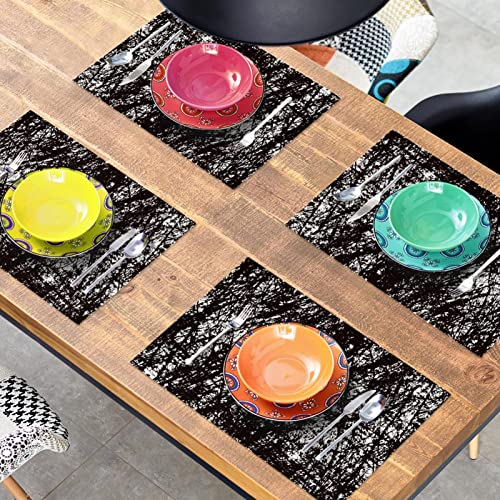Sets de table antidérapants lot de 6 avec design moderne pour dîner entre amis - 8