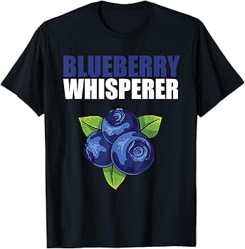 Amazon | ブルーベリーウィスパラー Tシャツ | Tシャツ