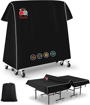 Ping Pong Table Cover 9x5 FT, 420D Oxford Waterproof