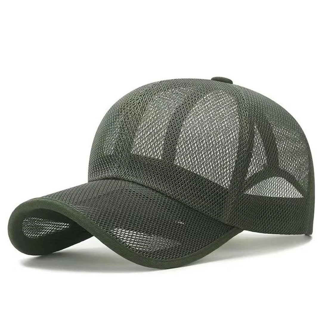 Cappellino da baseball traspirante a rete intera per uomo e donna per ombra e traspirabilità