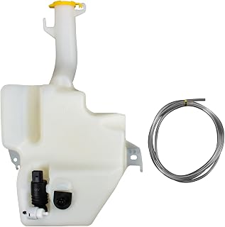 TRQ Windshield Washer Reservoir Compatible with 2011-2016 Chrysler Town & Country 2011-2020 Dodge Grand Caravan CH1288194