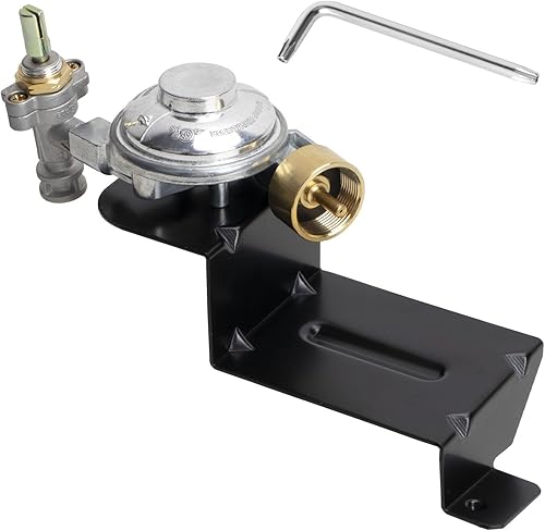 Miniatura 7 de 64866 Regulador de válvula de parrilla de gas para parrilla de gas Weber Q1000 serie Q1200, piezas de repuesto de regulador de parrilla para Weber