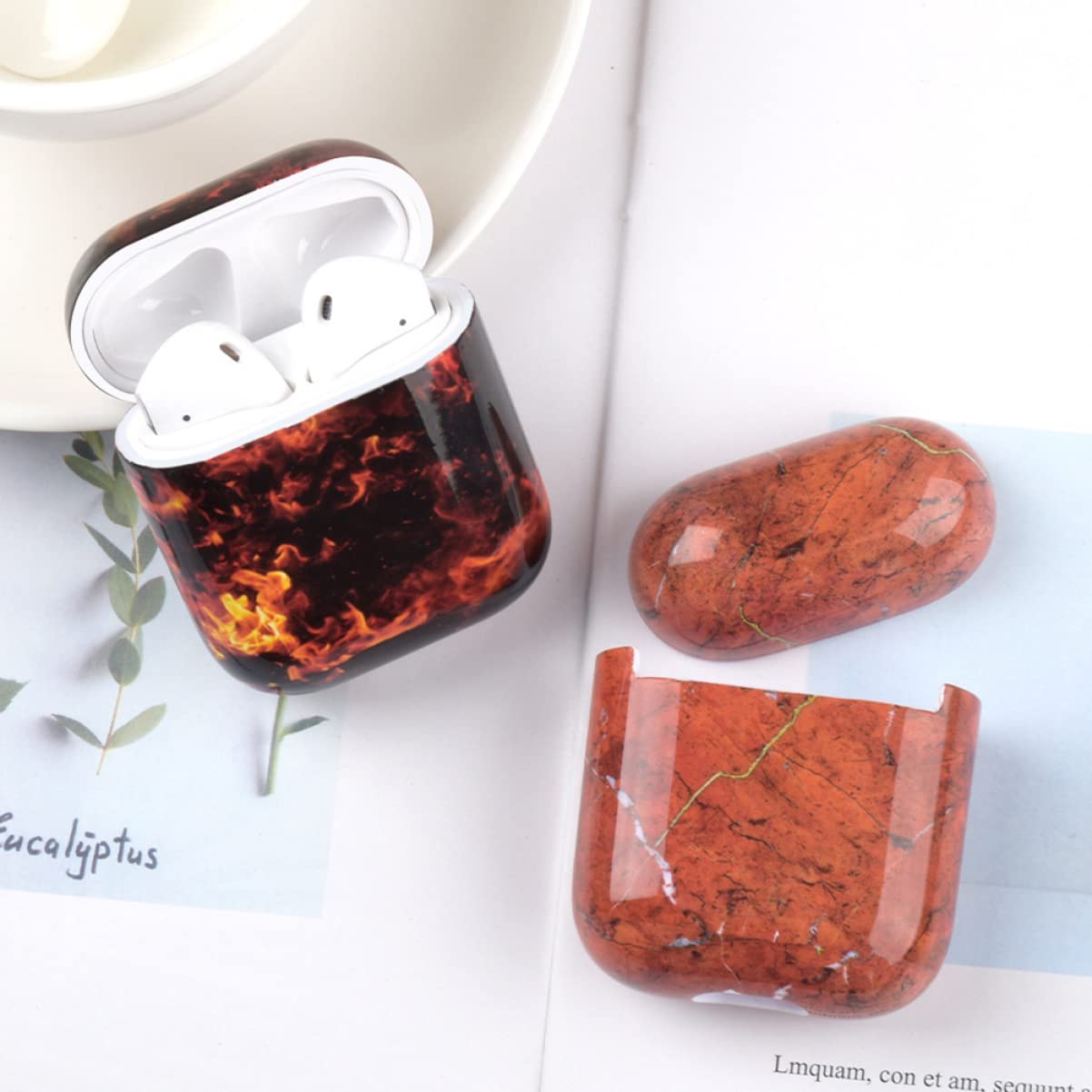 Gatuida Cabezal Protector de 3 Uds para Auriculares Inalámbricos Compatibles con D/Cubierta de Funda de Silicona para Airpods