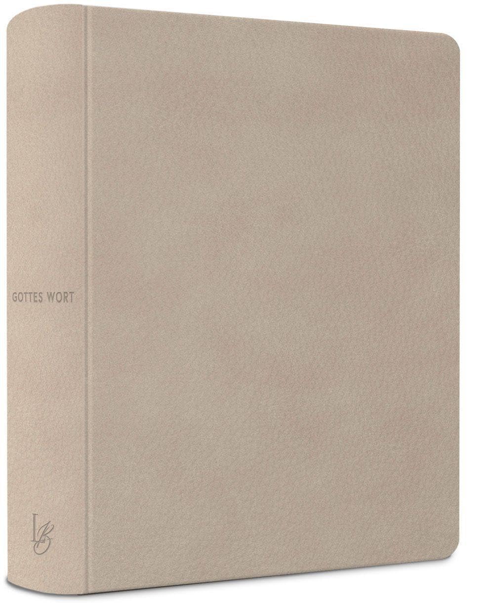 NeÜ bibel.heute LIEBEZURBIBEL: Kunstleder beige