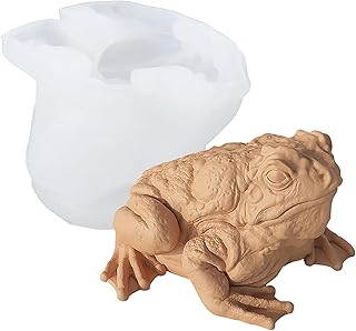 JONbinbkl Frog Candle Molds For Making Candle Soap Craft Animal Resin Molds For Making Chocolate Fondant Decorations