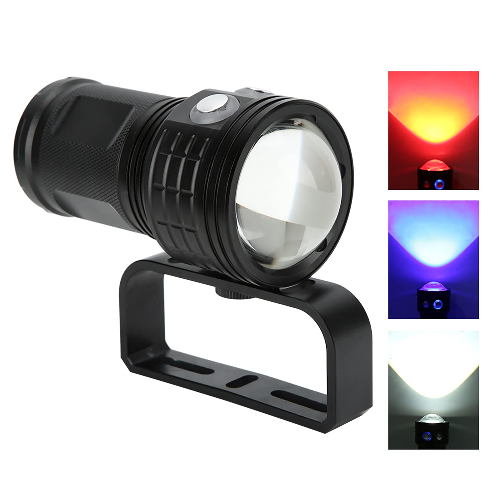 Fafeicy Torcia LED QX3 Impermeabile Subacquea Illuminazione Ricaricabile