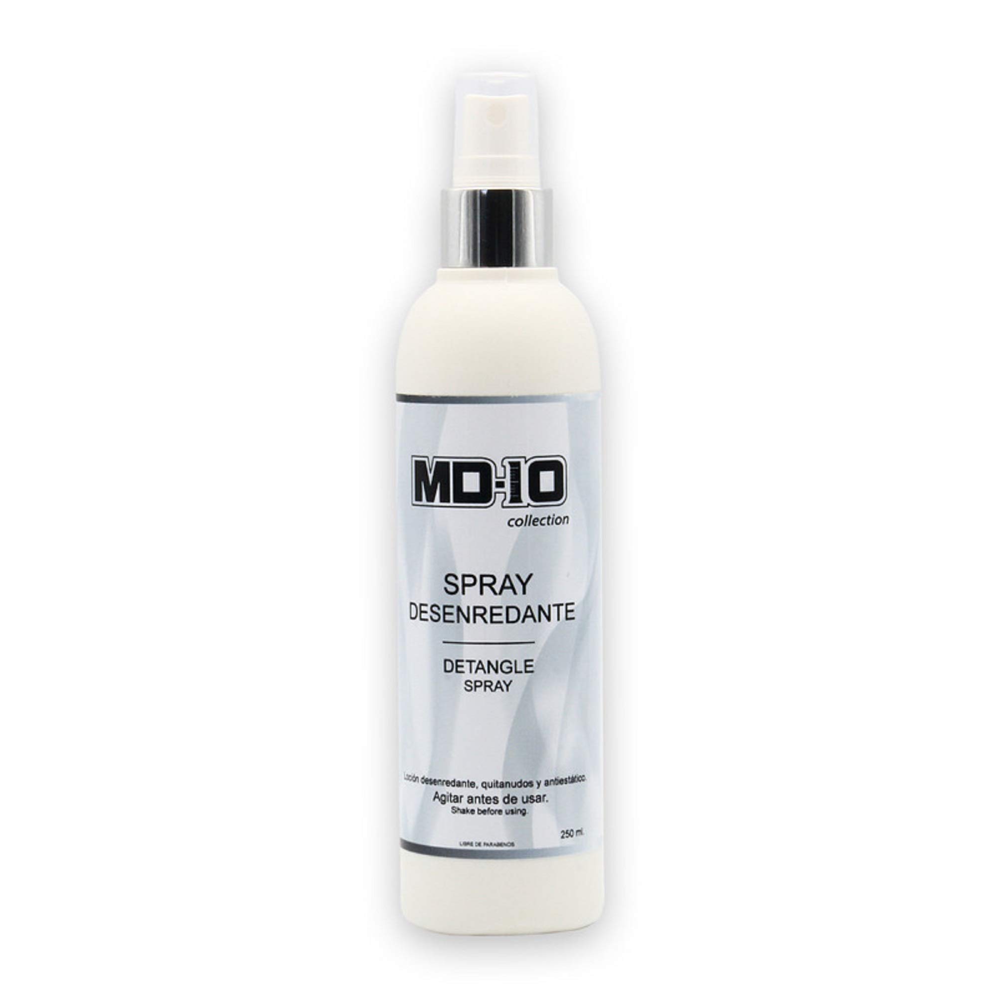 MD-10 COLLECTION Spray Desenredante y Antiestático - Acondicionador para Perros y Gatos - Sin aclarado - Aporta Brillo y Suavidad - 250ml.
