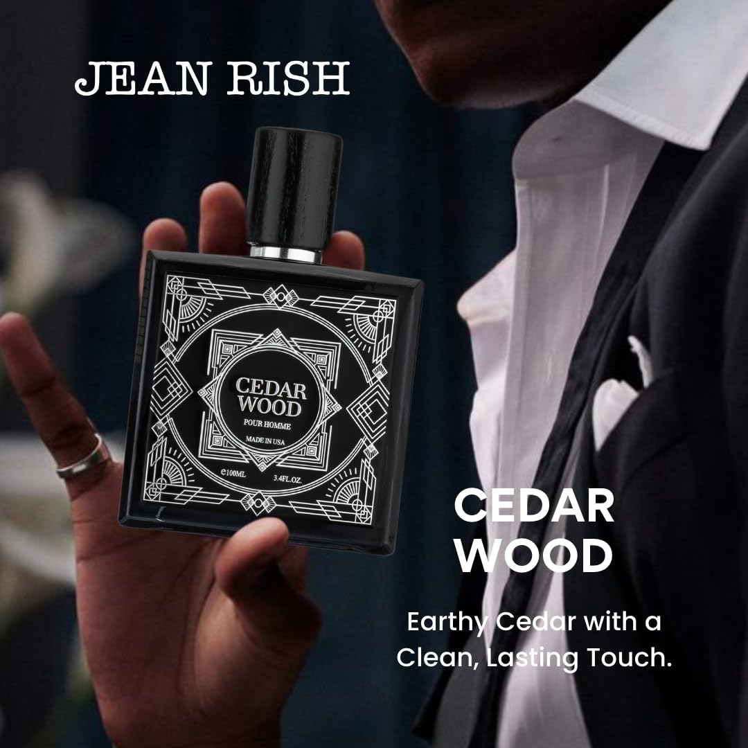 Amazon.com : Jean Rish Cedar Wood Perfume for Men Eau De Toilette