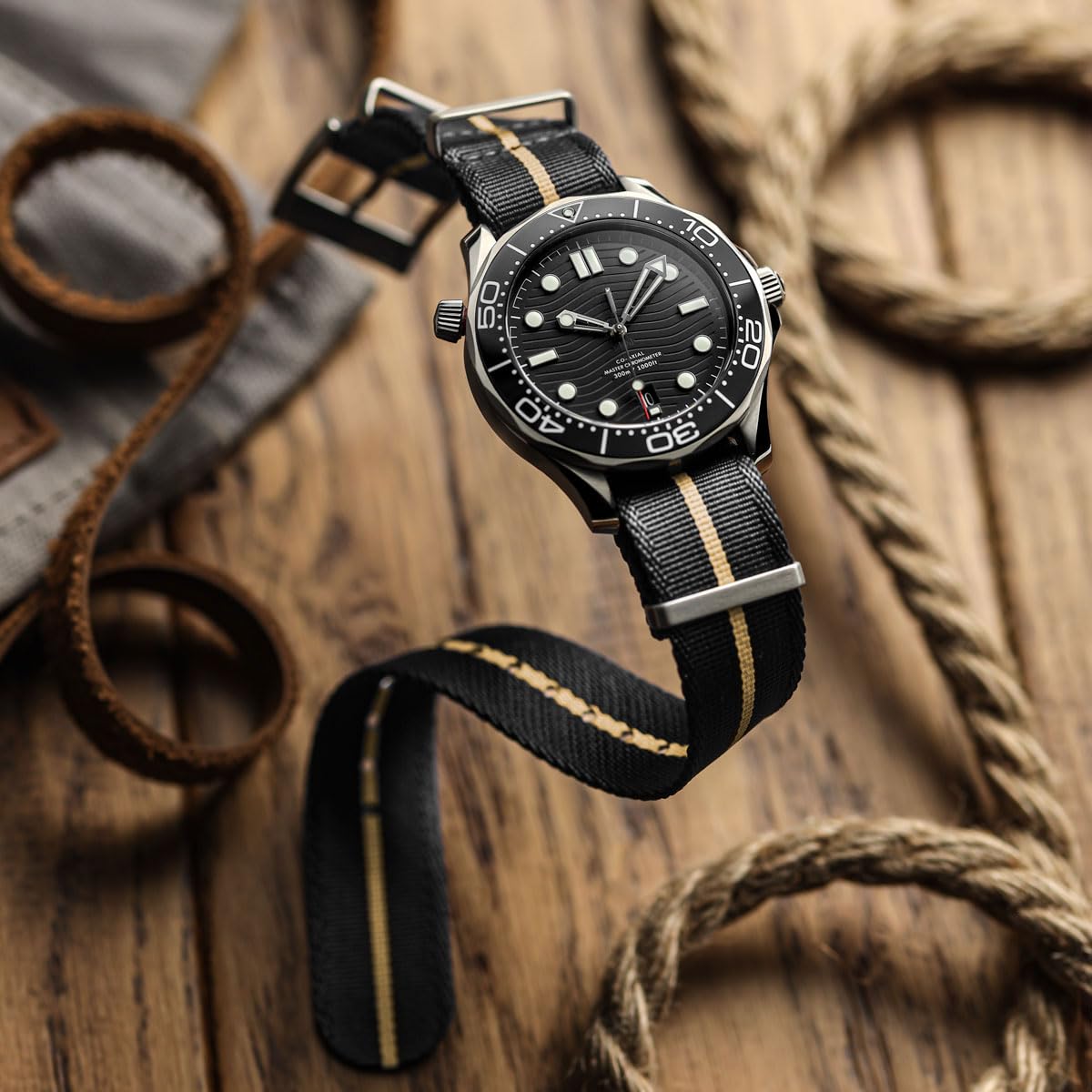 WatchGecko Swiss Quality Signature Military Nylon Watch Strap