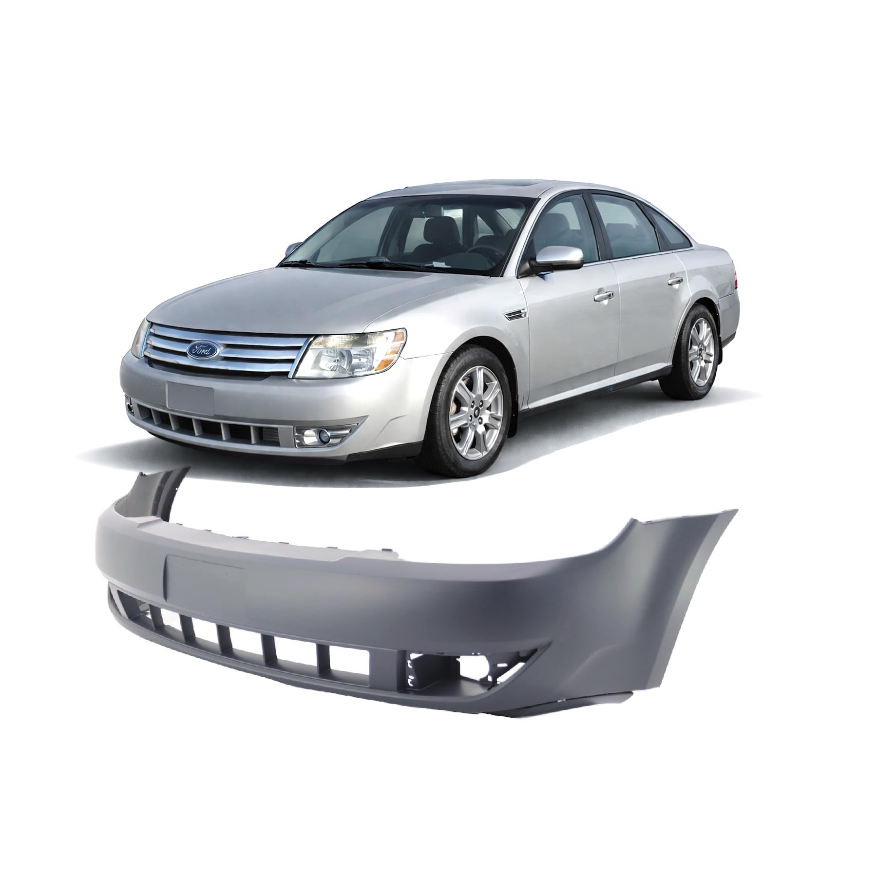 FitParts Compatible with Ford Taurus 2008–2009 Front Bumper Cover