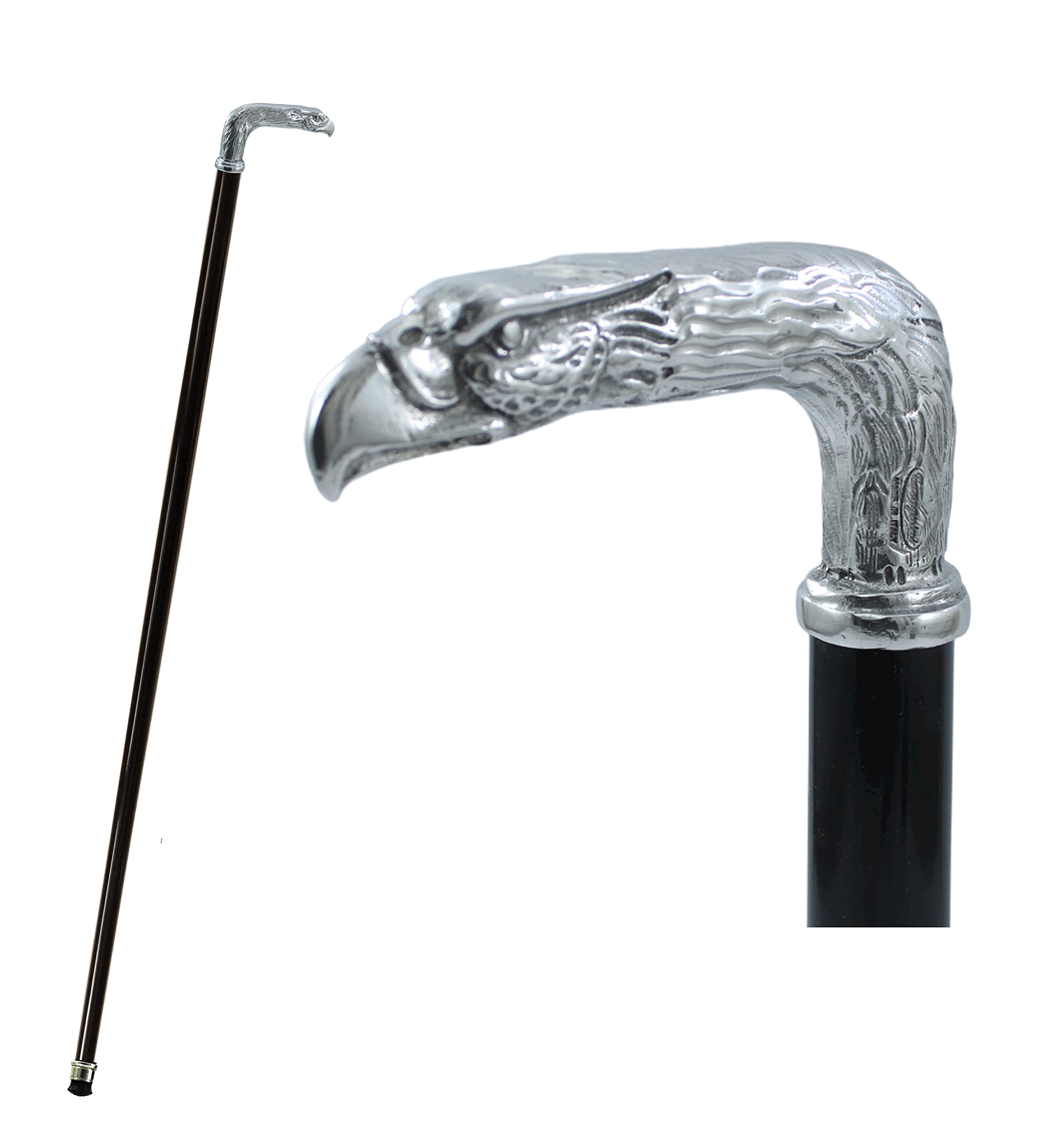 Bastón de Paseo Elegante para Hombre en Madera Maciza con empuñadura clásica Personalizable