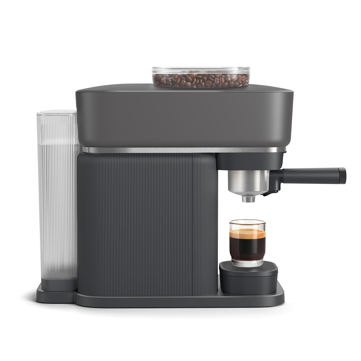 Philips Baristina Espressomaschine BAR300/60, 16-bar-Pumpendruck, automatisches Mahlwerk, kompakt, Schwarzgrau