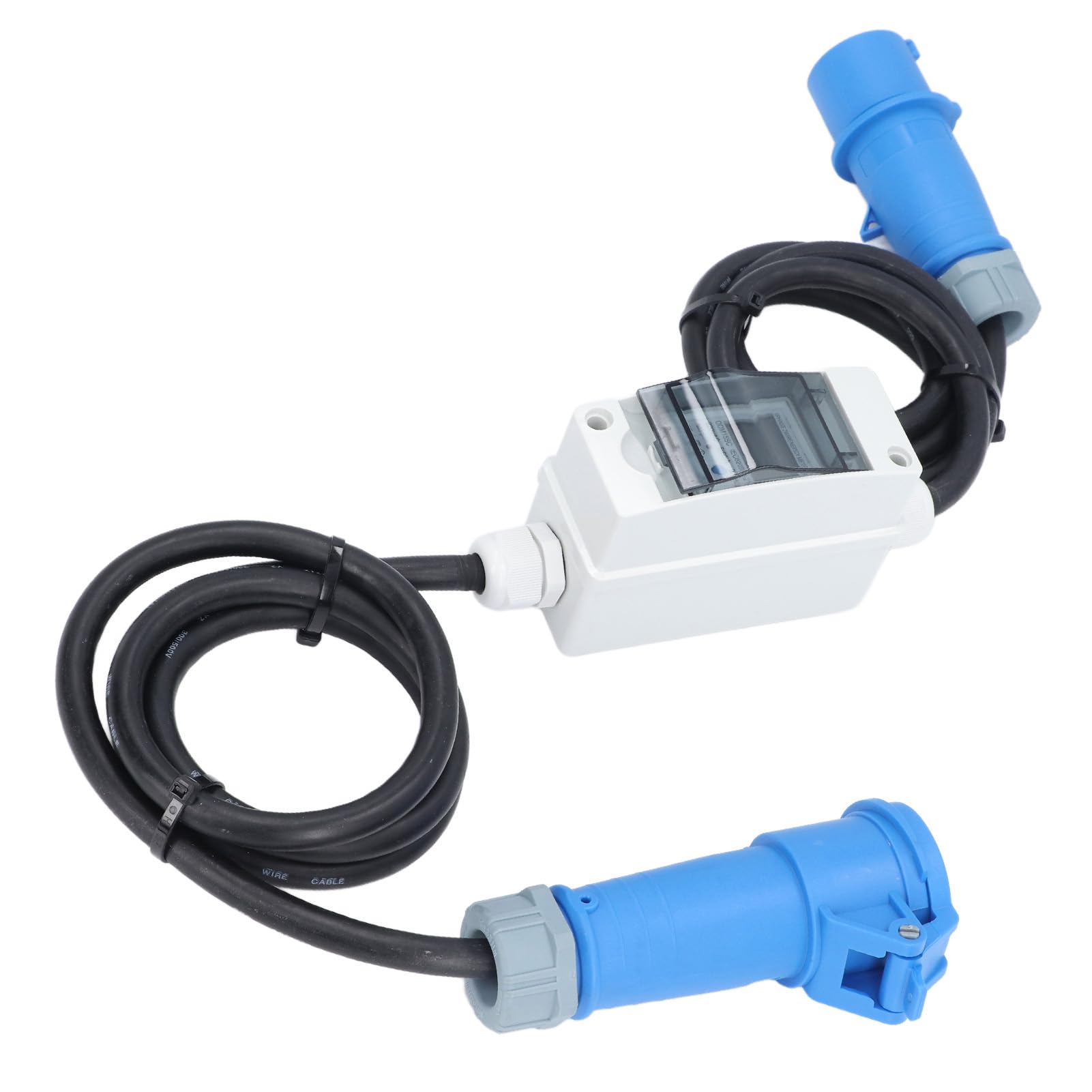 Wattmetro Portatile Impermeabile Misuratore di Potenza con Memoria di Interruzione di Corrente Grande Display LCD per con Spina 220V