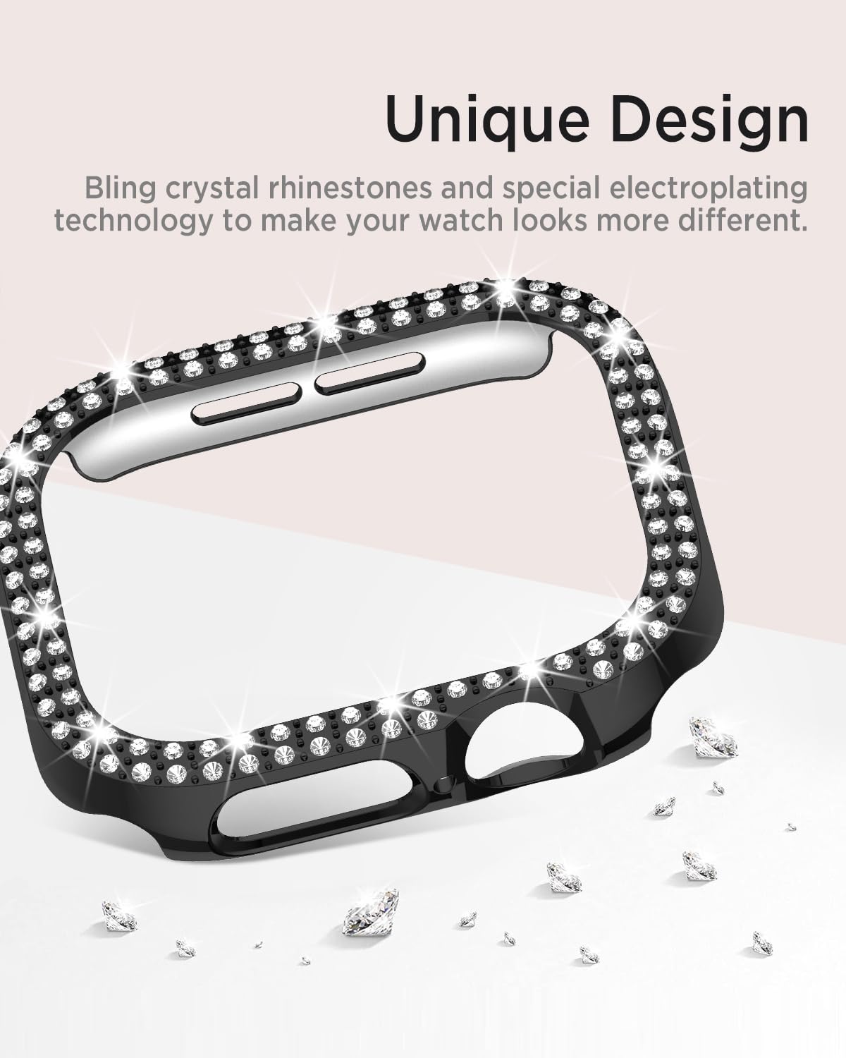 Miimall Bling Case for Apple Watch Series 10/11 46mm - Image 3