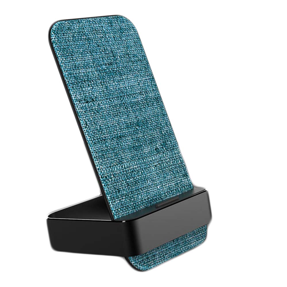 Caricatore Wireless Rapido Qi 10W Caricabatterie a Induzione con 2 Bobine Compatibile Samsung Galaxy S9/S8/S8 Plus/S7/S6/S6 Edge, 7.5W Compatibile iPhone XS/XS Max/XR/X/8/8 Plus, Green
