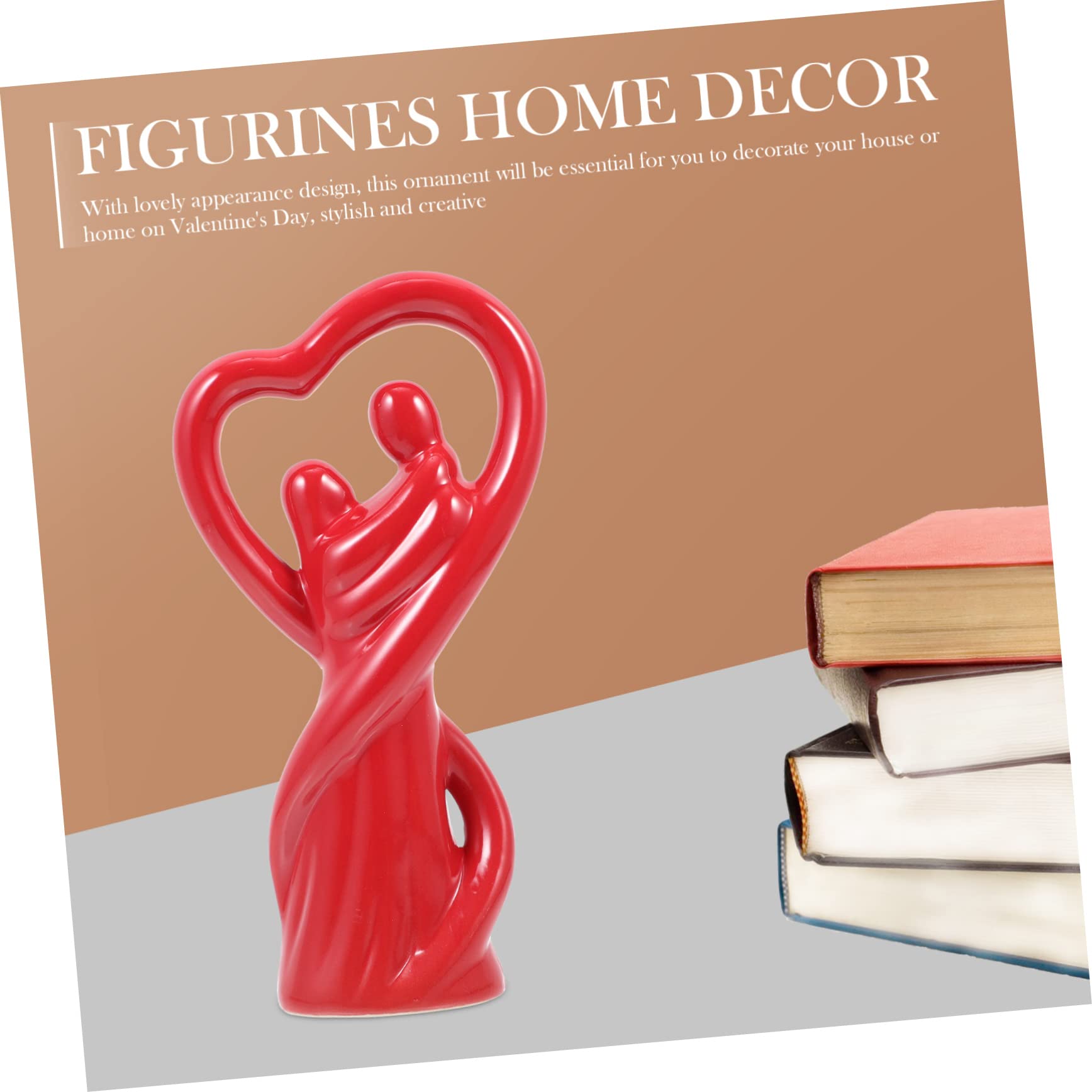 LIFKOME Embracing Couples Ornament Romantische Hochzeitsfigurine Für Zuhause Dekoration Für Valentinstag Und Hochzeiten