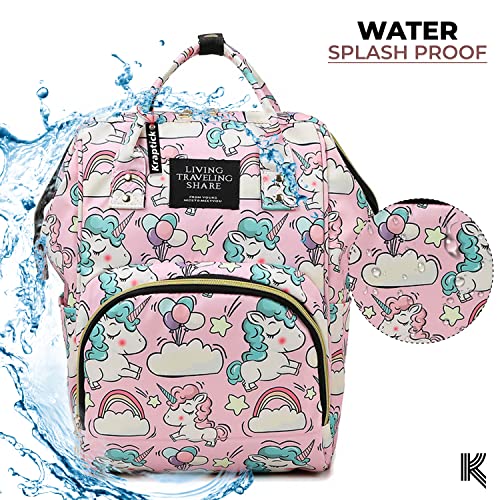 Image of Kraptick Diaper Bags Backpack, Diaper Bags for Mom for Travel, Baby Diaper Bag, Maternity Bags for Mother and Baby, Nursing Bags for Mothers, Diaper Bag Handbag (ANIMAL PRINTED)