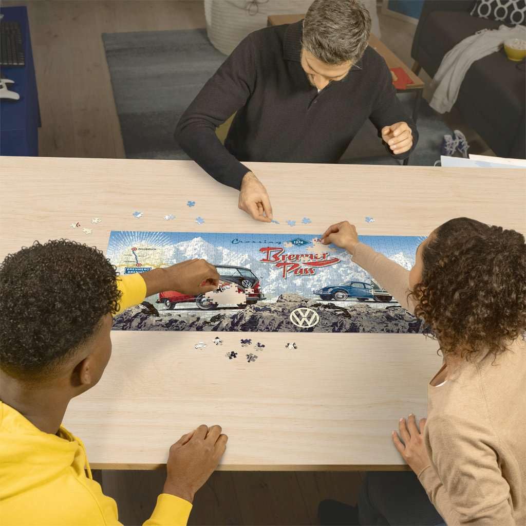 Ravensburger 15102 - Puzzle - avec la VW Bulli sur Le Panorama Brenner - 1000 pièces