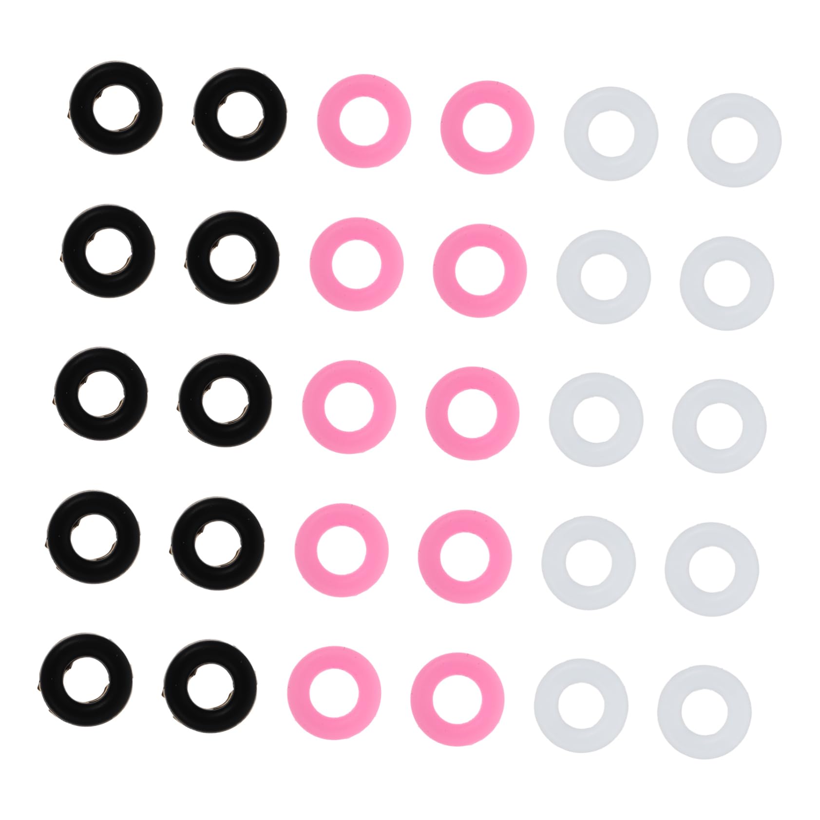 NULYLU 30pcs Glasses Anti-Slip Cover Round Eyeglass Retainers Eyeglass Leg Cover Anti- Slip Ear Grip Sport Sunglasses Round Glasses Retainers Sunglass Ear Circle Glasses