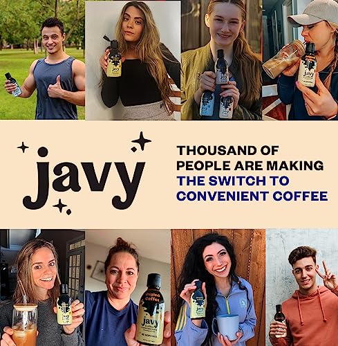 Image of Javvy Cold Brew Coffee Concentrate Instant Coffee, Original, 3 Pack | 100% Real Coffee, 0g Sugar, No Artificial Flavors, 60-80mg Caffeine per Serving, Gluten Free, Makes Hot or Iced Coffee
