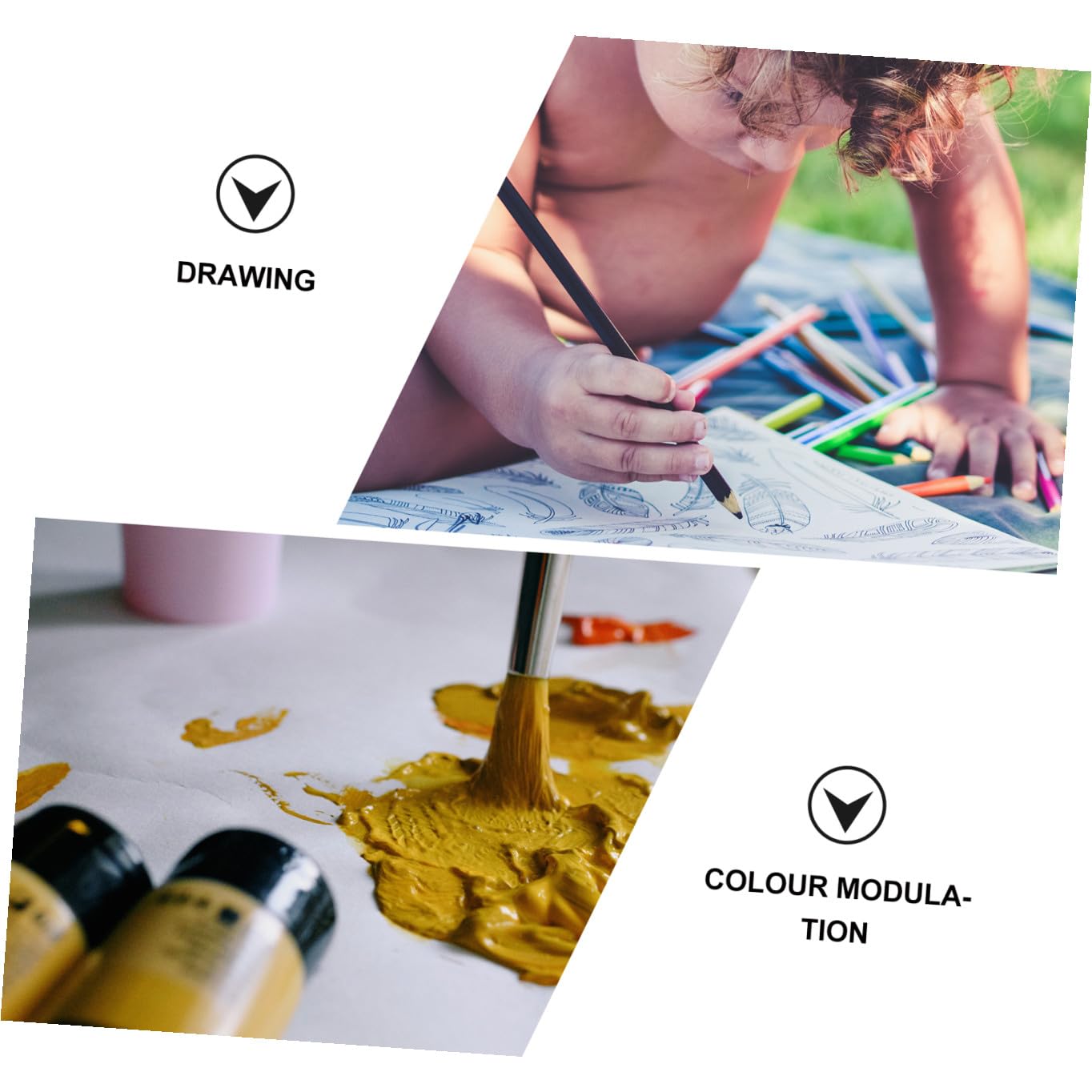 Uonlytech Palette en Céramique Empilable Ronde avec Couvercle, Assiettes De Rangement pour Aquarelles Et Bijoux, Grand Format, Usage Artistique Et Organisation, Présent Créatif pour Artistes