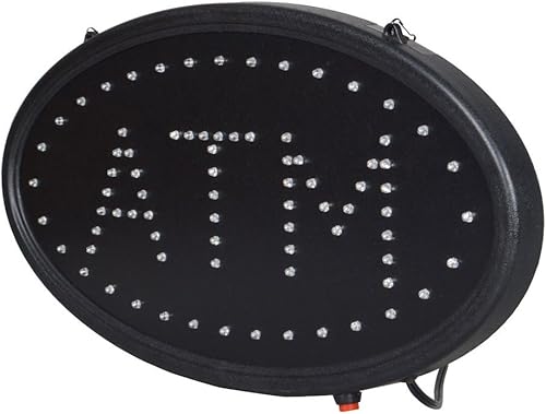 Miniatura 3 de Letreros LED de cajero automático decorativo para Bank Business Mart Shop Store Bar Cafe Now Open Sign Display Interruptor de encendidoapagado +