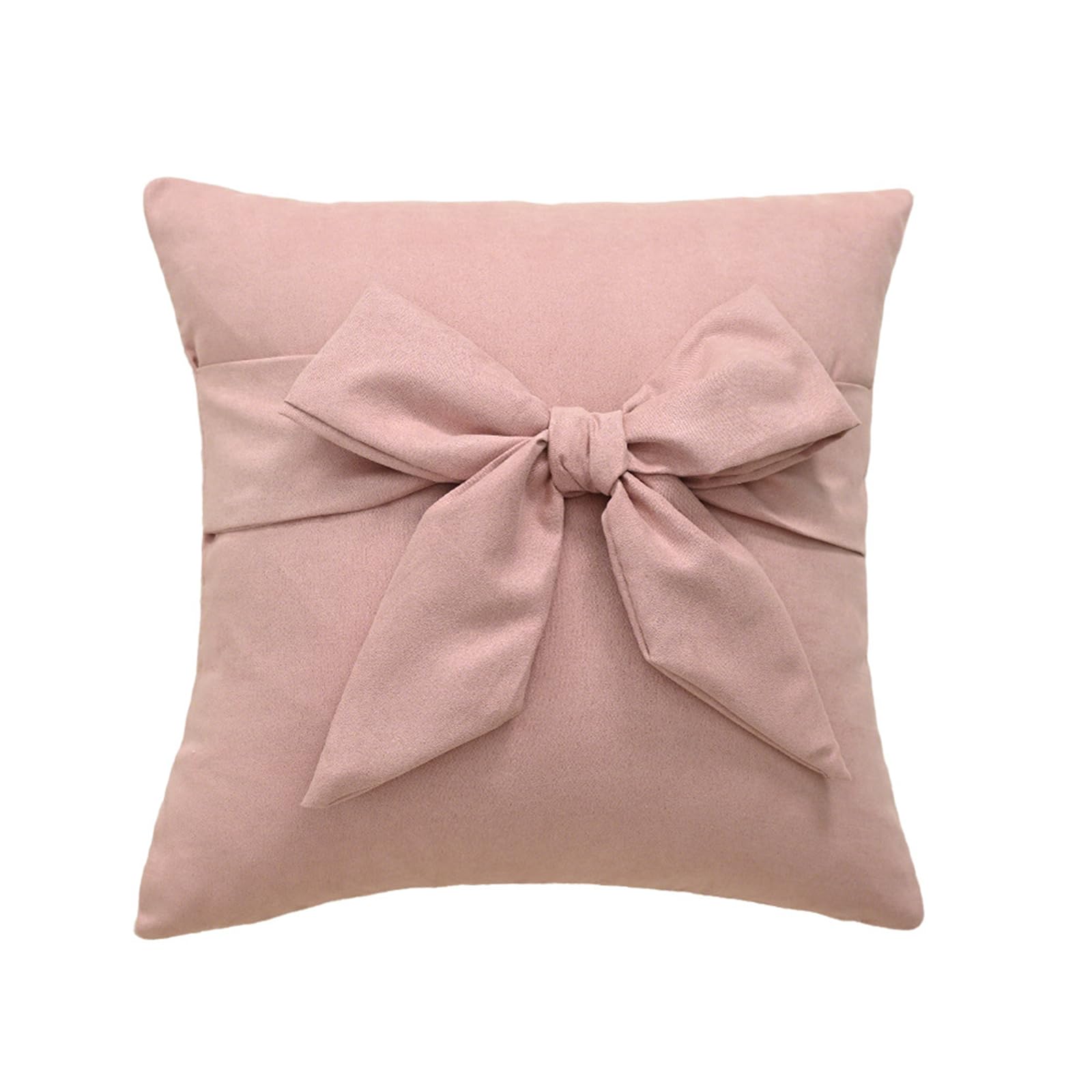 Geavonyg Bowknot Pillow Cover Accessory for Decorative Accent and Bowknot Pillow Cover