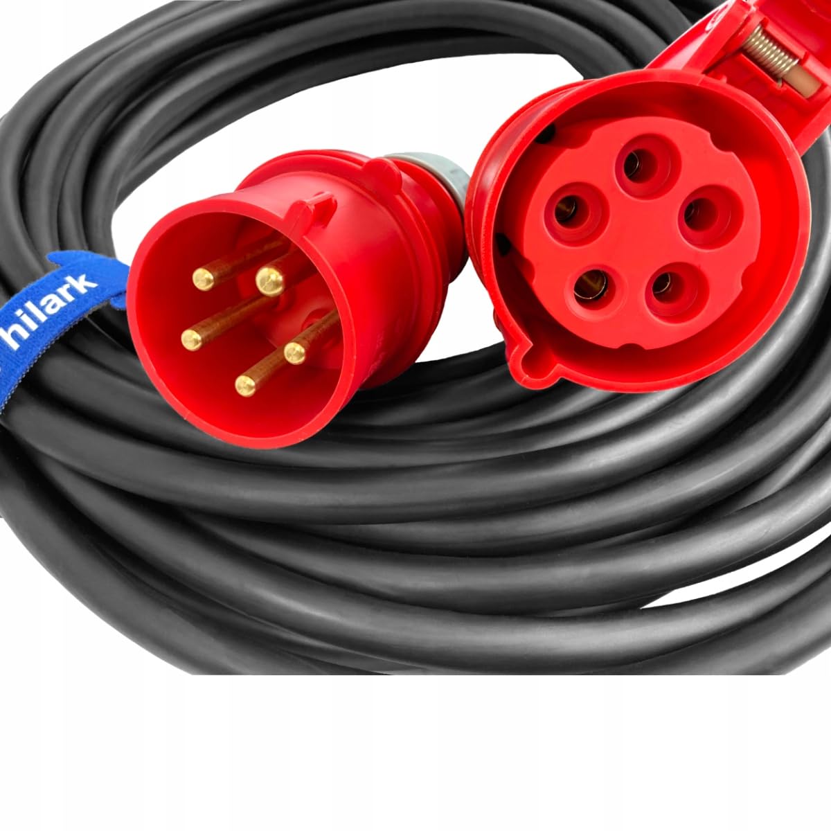 Hilark Cable Tech Przejściówka siłowa, 16A 5P na 32A 5P IP44 25M