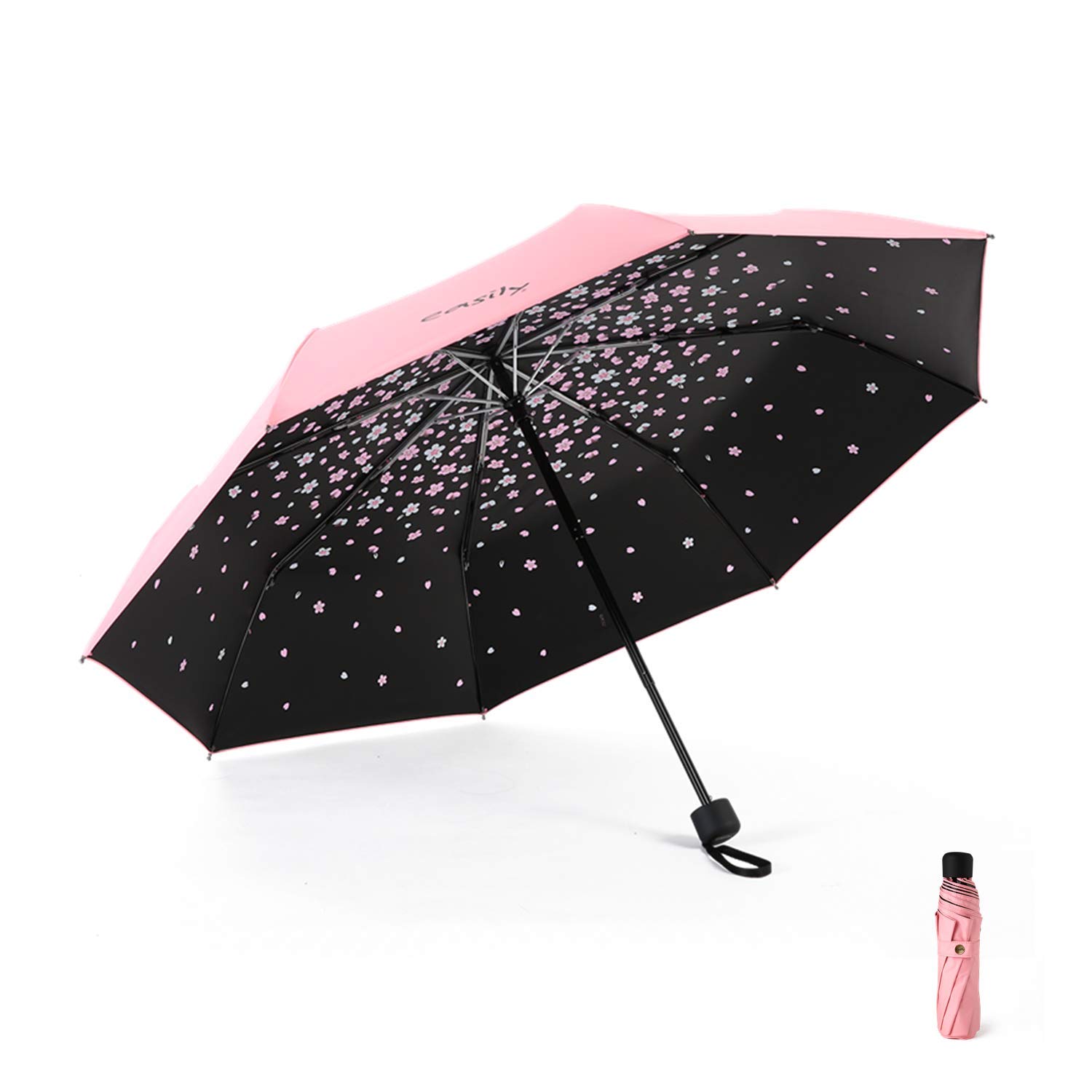 MeiyijiaCompact and Foldable Umbrella, UV Protection, Portable Voy