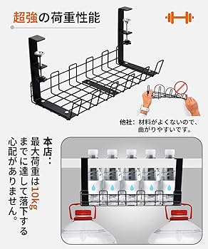【ほぼ未使用】ケーブルアタッチメントラック［直接引き取りのみ] Amazon | TENSIKケーブルトレーワイヤーケーブルトレー穴あけ