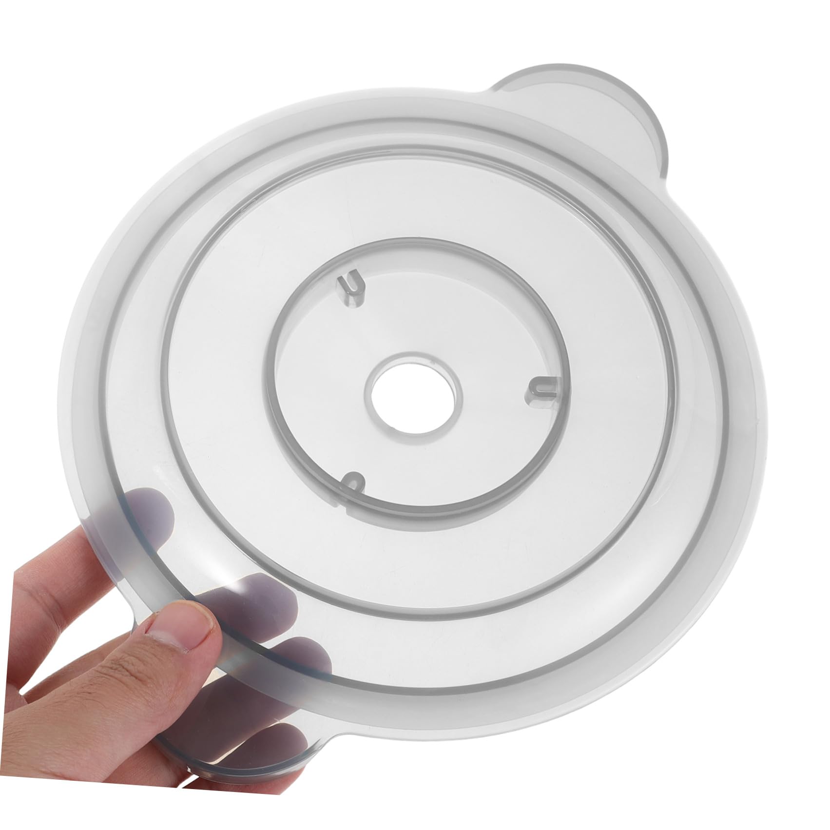 Coperchio Paraspruzzi da 2l in Plastica Trasparente Compatibile, Accessorio Affidabile per Tritacarne Elettrico per Cucina Domestica