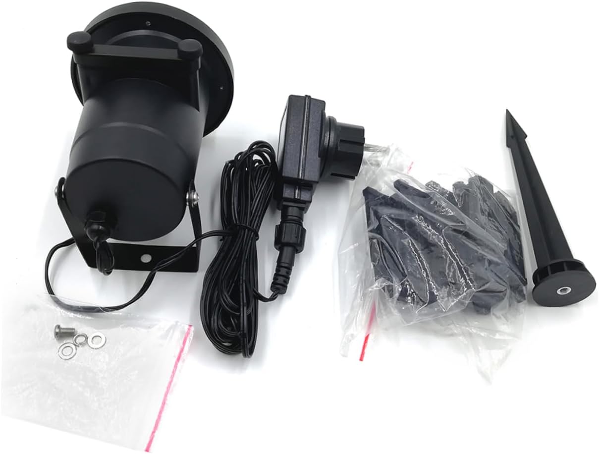 Pattern Projection Light for Halloween Christmas Outdoor Landscape Spotlight Lamp for Parties Garden Decoration and Holiday Events Us