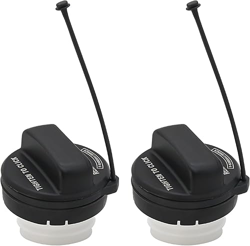Paquete de 2 tapones de gasolina 17670-T3W-A01 para tanque de combustible 10834 17670 T3W A01 17670T3WA01 compatible con Honda Accord Honda Fit