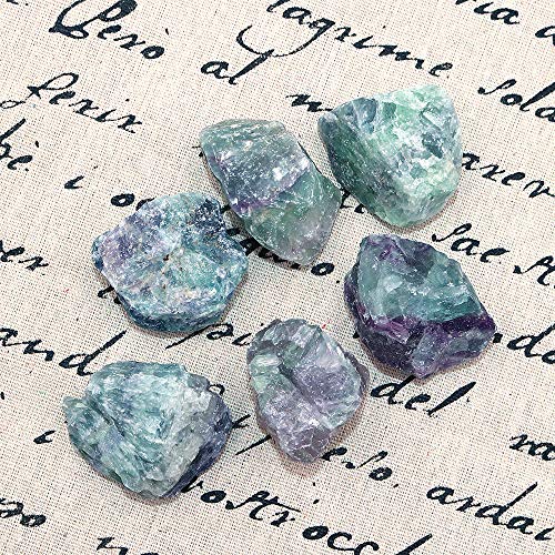Namvo 2 Pezzi di Colore Naturale Fluorite Pietre