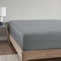 Vista 9 de Comfort Spaces Juego de sábanas de 100% rayón (de bambú), transpirable, con bolsillo profundo de 15 pulgadas, para todas las estaciones, juego