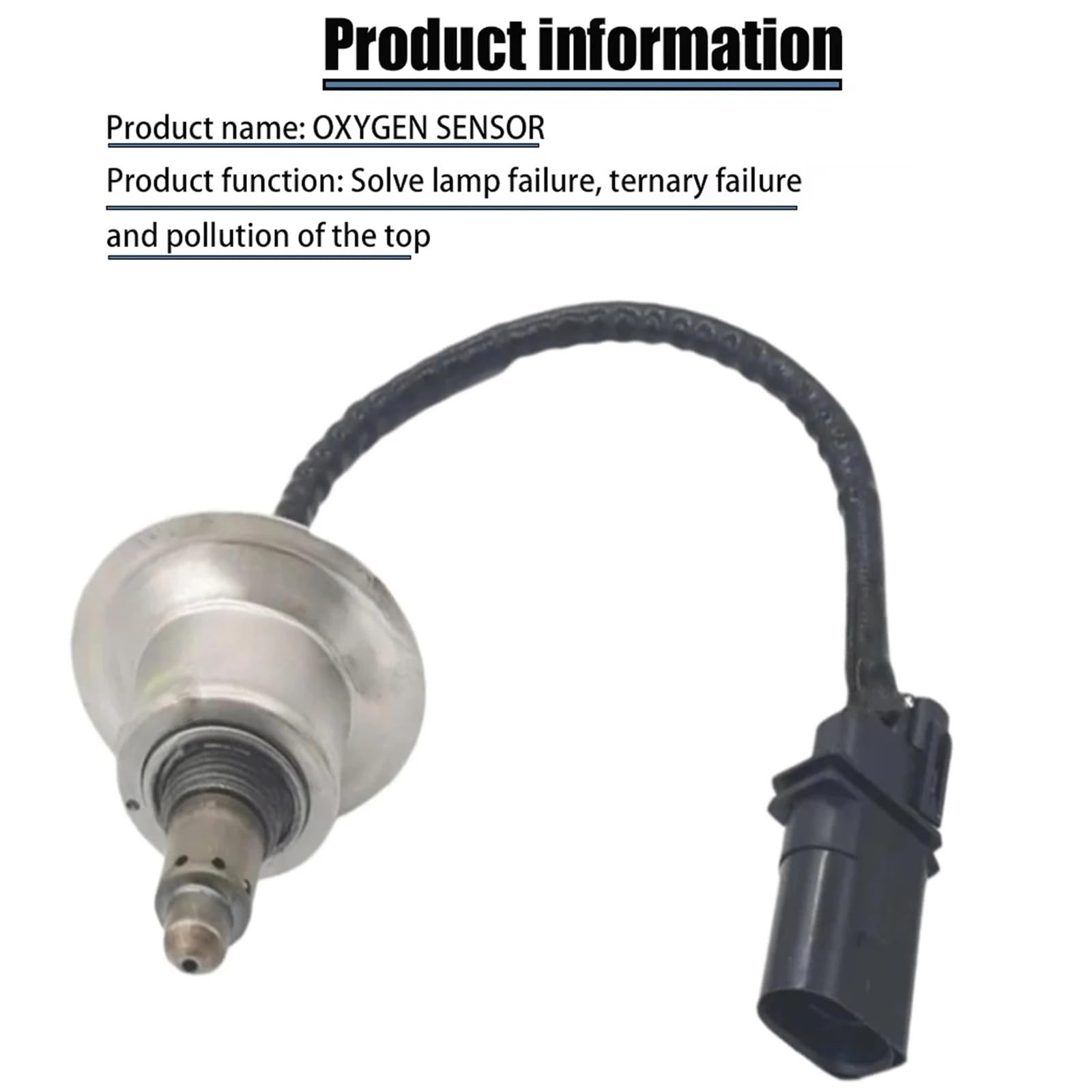 Sensor Oxígeno O2 Lambda Coche Sensor De Oxígeno Delantero Lambda O2 39210-04100 Para KIA Pro CEED Para PICANTO Para RIO STONIC Stonic XCEED 1,0 2015-2023
