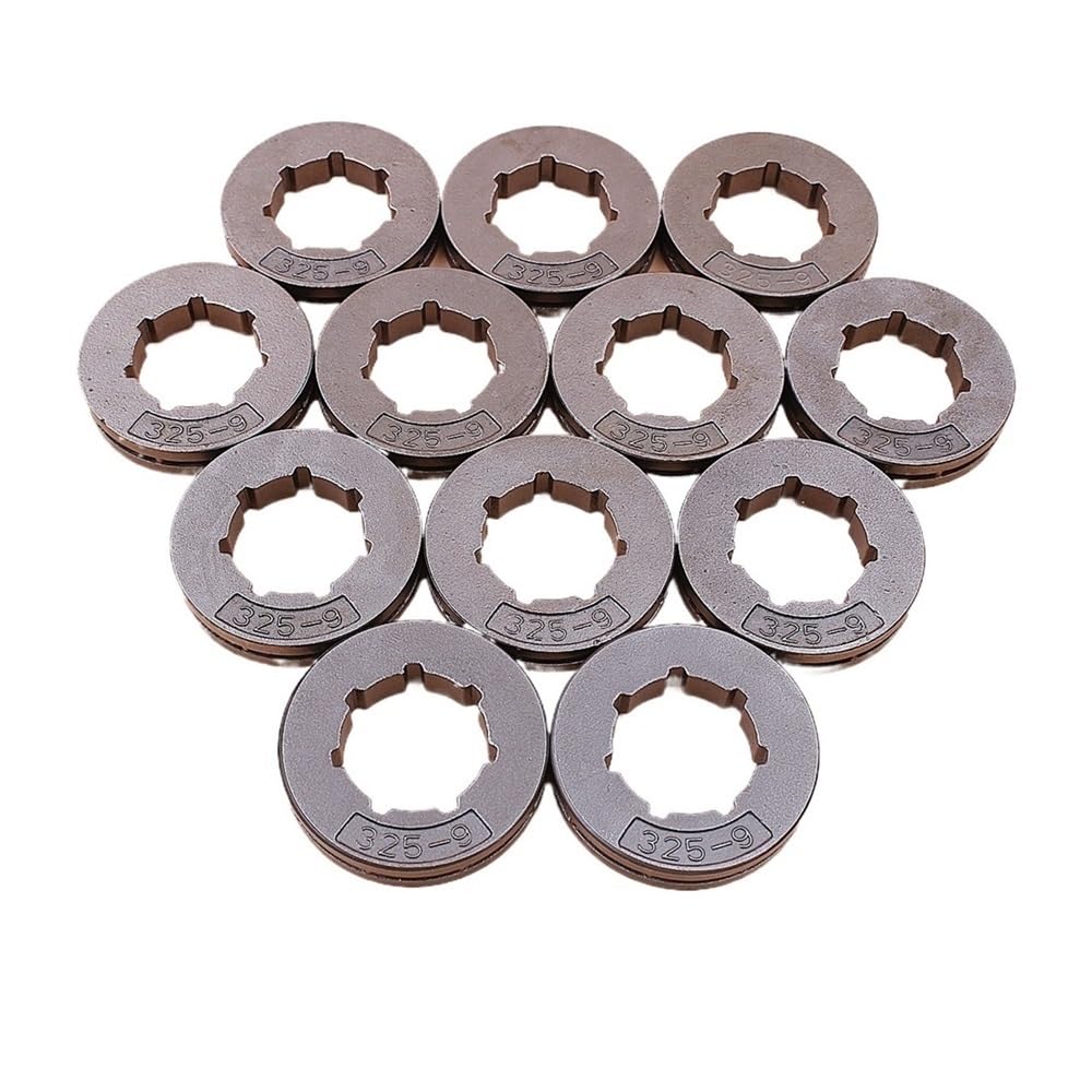 Pignon .325 Pouces à 9 Dents Haute Résistance pour Modèles de Tronçonneuse Forestière 372 et 455