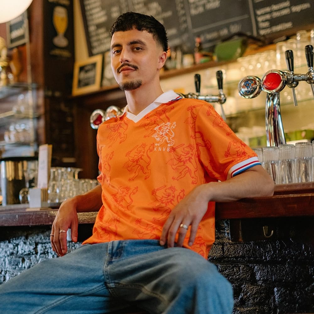Copa - Holanda World Cup 1994 - Camiseta de Fútbol Retro - Hombre - Naranja