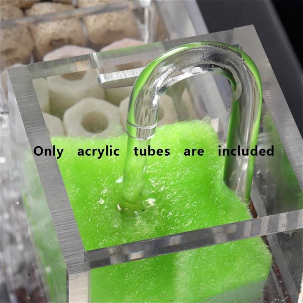 Tubes d'aquarium Tuyau rigide en U, diamètre 8-12 mm, tuyau acrylique for aquarium, longueur 15 cm 19, transparent for le pompage du réservoir, 1 pièce(19cm*12mm)