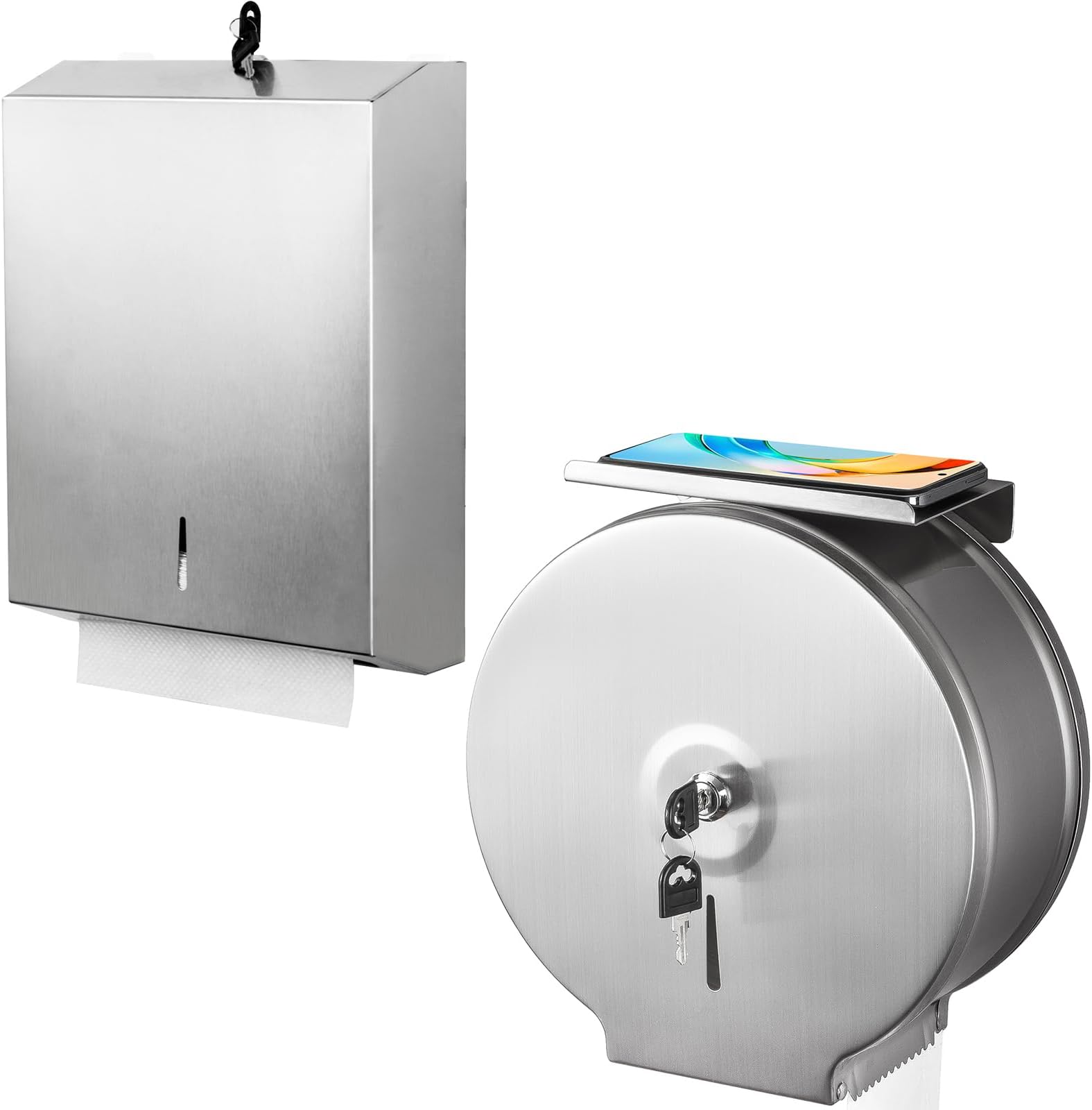 HGSS6102 ( Stainless Toilet Tissue Dispenser | Wall Mounted | Tissue