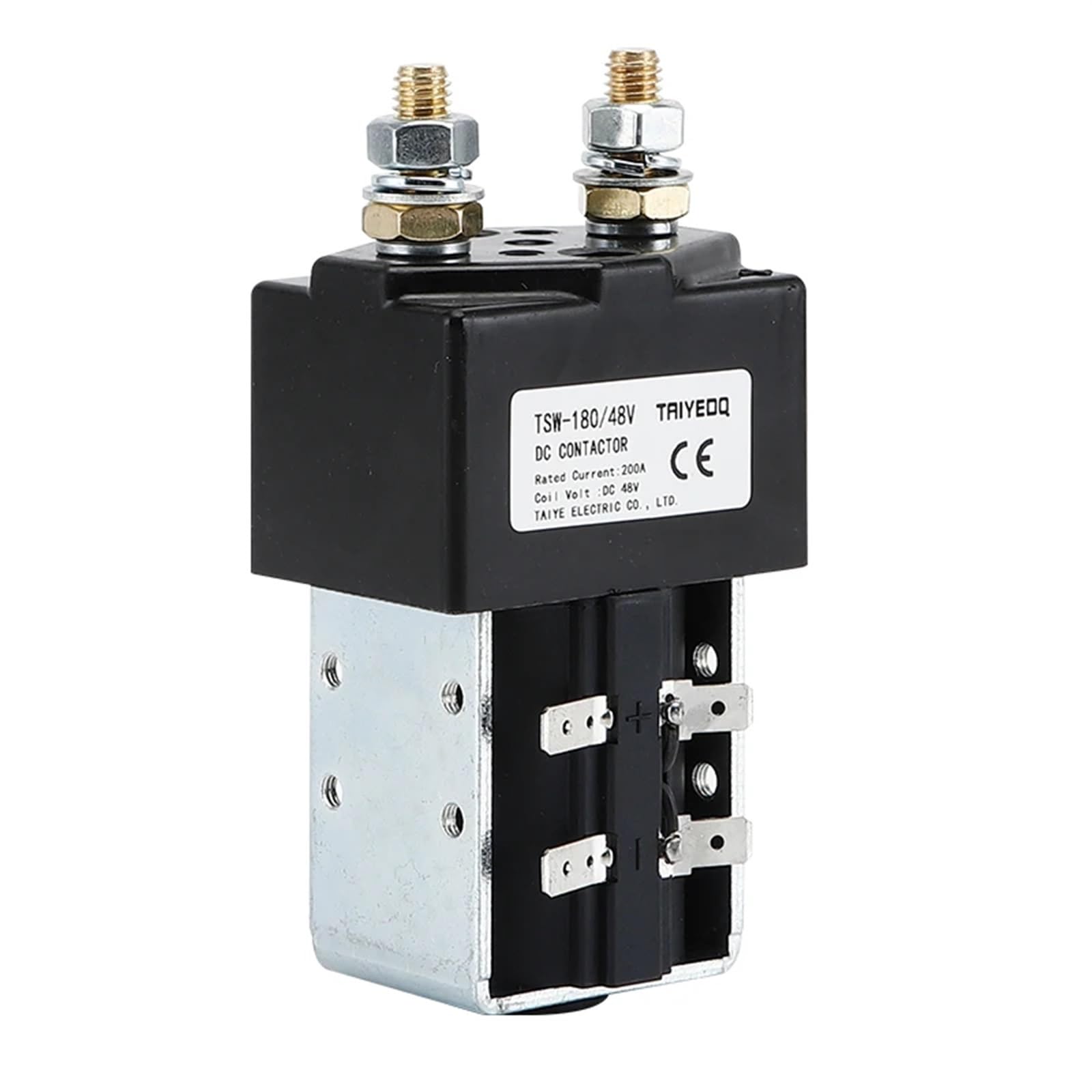 Stycznik magnetyczny DC SW180 200 A 12 V 24 V 36 V 48 V 60 V 72 V Zastosowanie do elektrycznych wózków widłowych do samochodów z baterią(12V 1NO)