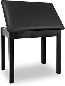 MICUSHION Coussin De Banc De Piano Pour Rangement De Chaussures D'intérieur Avec Attaches Antidérapantes Pour Banc De Pique-nique, Cuisine, Table à Manger, 91,4 X 35,6 Cm, Gris