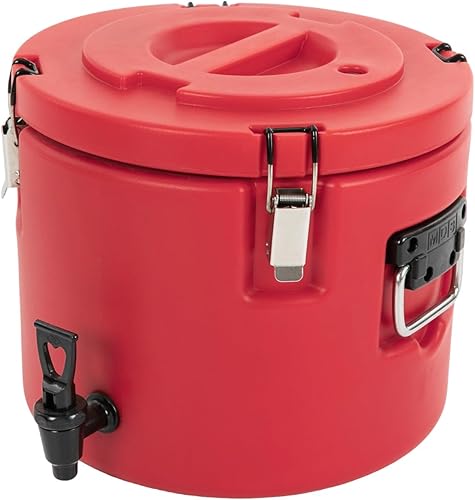 Miniatura 97 de DYNAMI Dispensador de bebidas aislado de acero inoxidable 304, dispensador térmico aislado de bebidas frías y calientes con grifo, para café, té