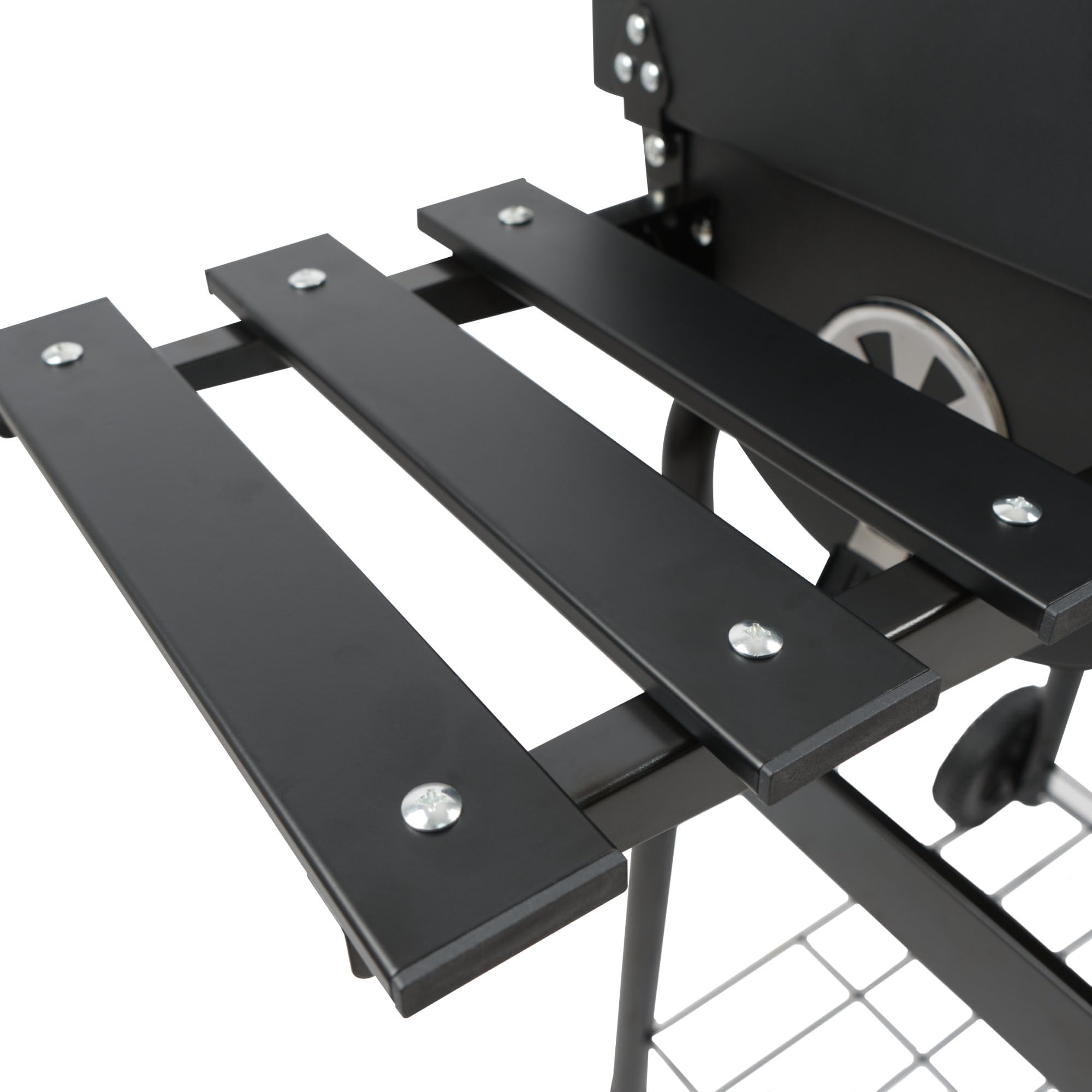 BBQ-Toro Grill na węgiel drzewny z termometrem i kominem | (szer.) 84 x (głęb.) 47 x (wys.) 118 cm | grill na kółkach na kółkach, grill na świeżym powietrzu, grill wędzarniczy, grill ogrodowy, grill
