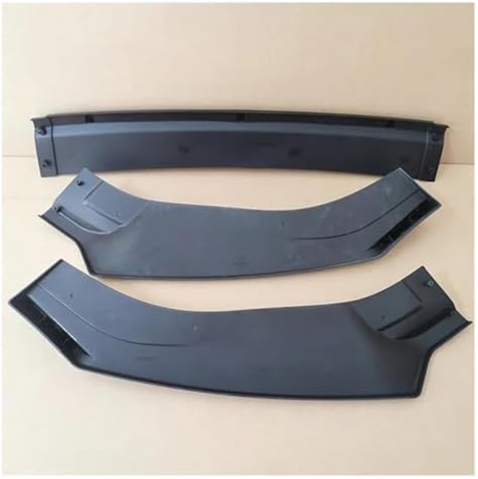 Splitter przedniego zderzaka Lip Diffuser Body Kit Spoiler Guard, do Golfa, 7 .5 MK7 ., GTI, GTD R, Line 2012-2020 (błyszcząca czerń) Spoiler samochodowy(BLACK Carbon Fiber Look)