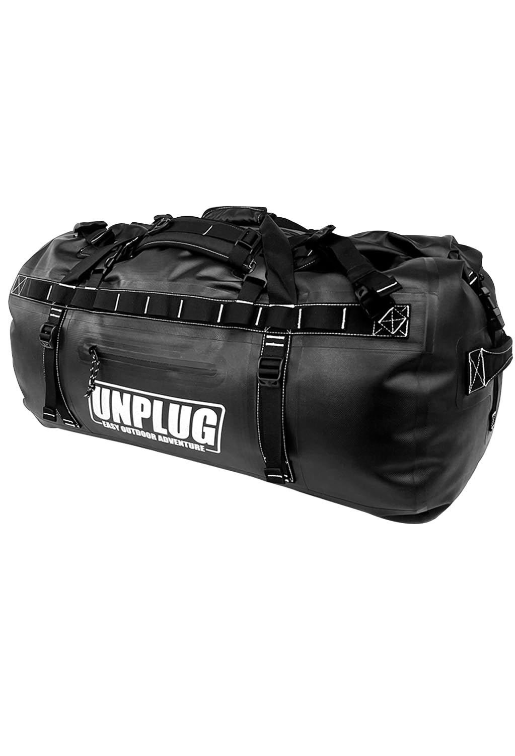 UNPLUG Ultimate Adventure Bag -1680D Borsone Impermeabili Da Viaggio per il Campeggio, Borsa asciutta per moto, Borse impermeabili per la nautica, Zaino impermeabile, Borsa tattica