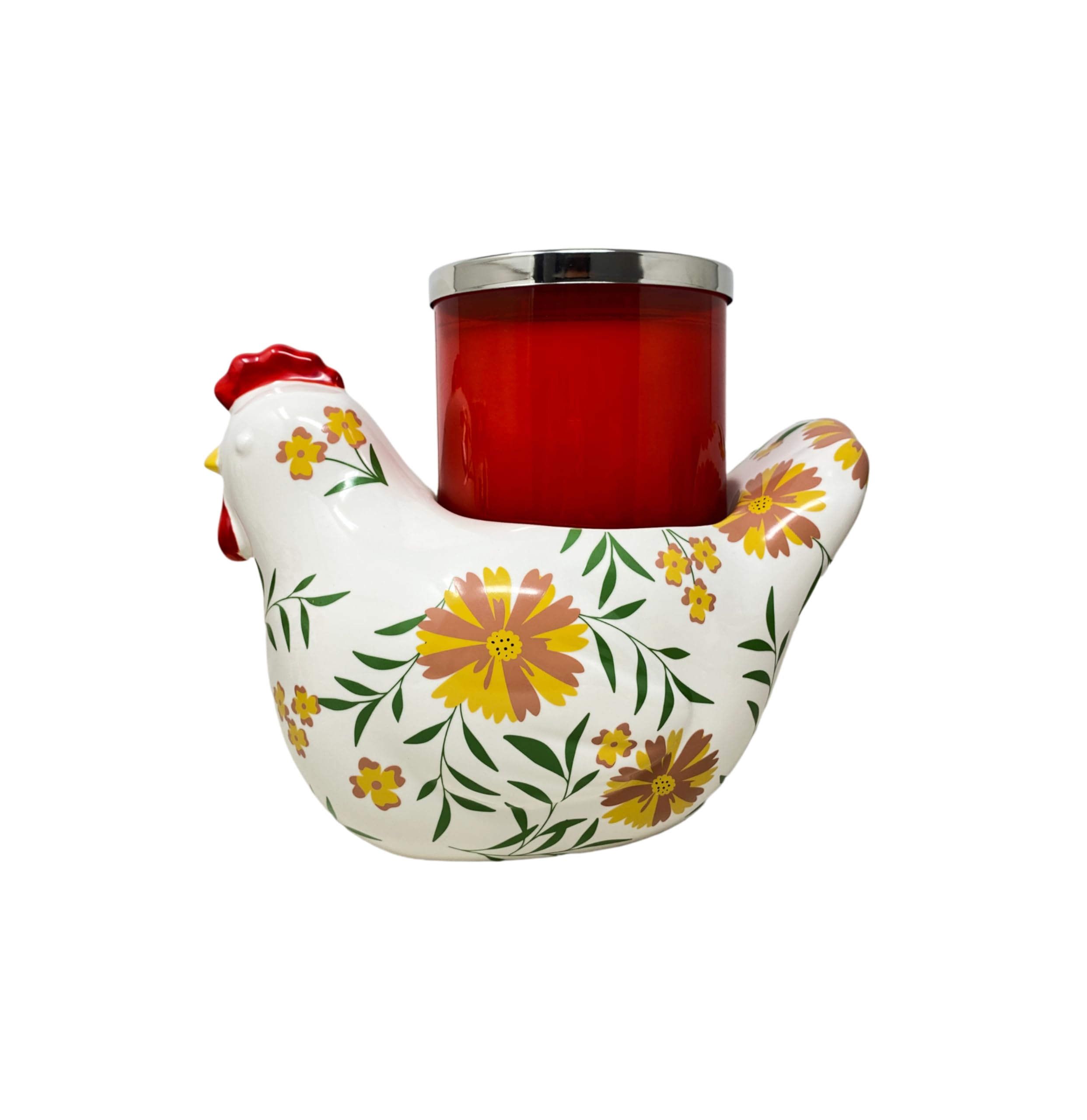 Amazon.com: Bath & Body Works Floral Chicken Pedestal 3-Wick