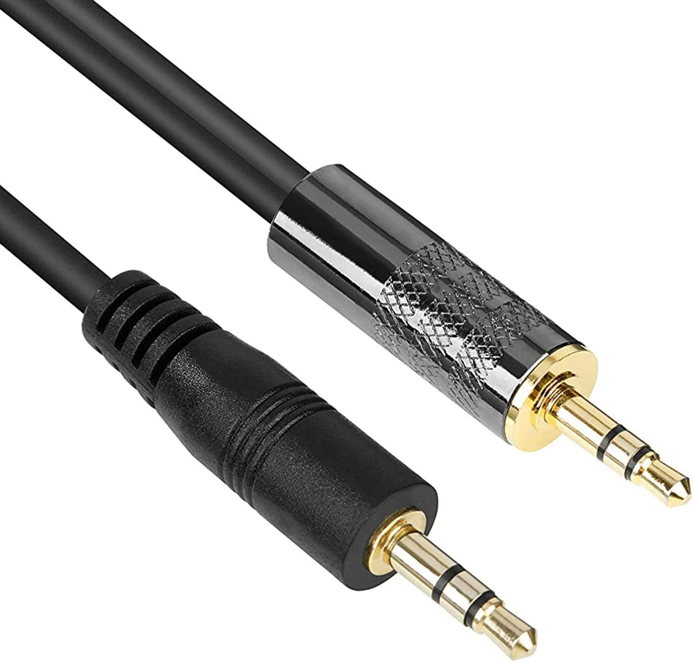 Movo MV-RC100 3.5mm Male Line-in to Male Microphone Attenuator Cable for HDSLR Cameras